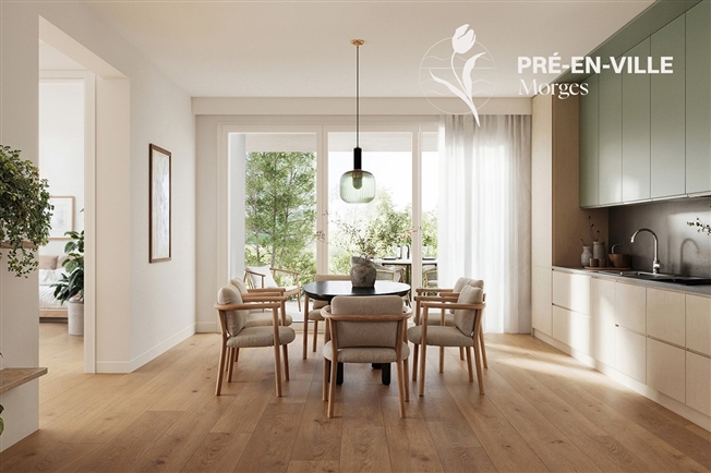 Pré-en-Ville - B201 – Neues Doppelhaus mit 5,5 Zimmern, ideal gelegen -  Bild 1