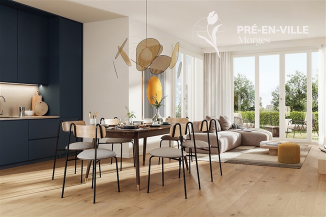 Pré-en-Ville - B201 – Neues Doppelhaus mit 5,5 Zimmern, ideal gelegen -  Bild 3