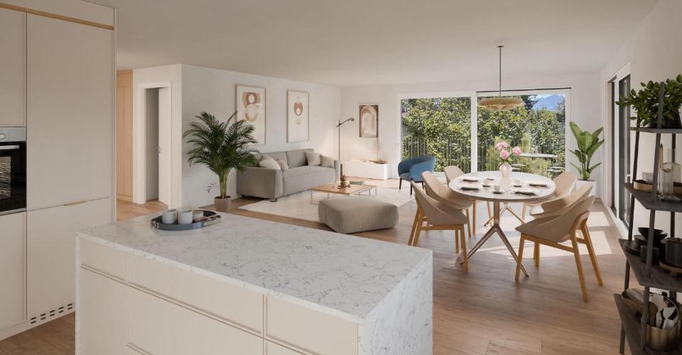 4,5 dans la Résidence du Cèdre - chantier ouvert ! - Appartement 4.5 pièces - image - 1