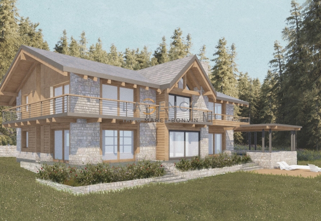 Ein aussergewöhnliches Projekt in Crans-Montana - Luxus-Chalet zum Anpassen -  Bild 1