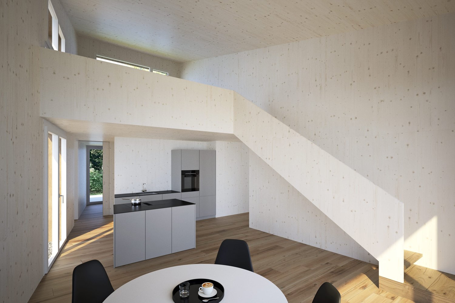 Wohnen mit Freiraum - moderne Doppelhaushälfte im Atelierhaus-Stil -  Bild 2