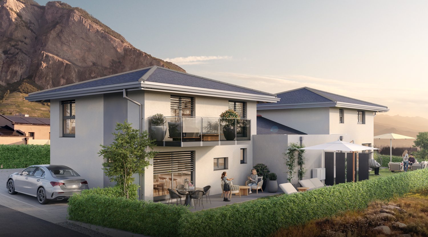 Travaux en cours – Villa 4.5 pièces en limite de zone à bâtir – Finitions au gré du preneur -  Bild 1