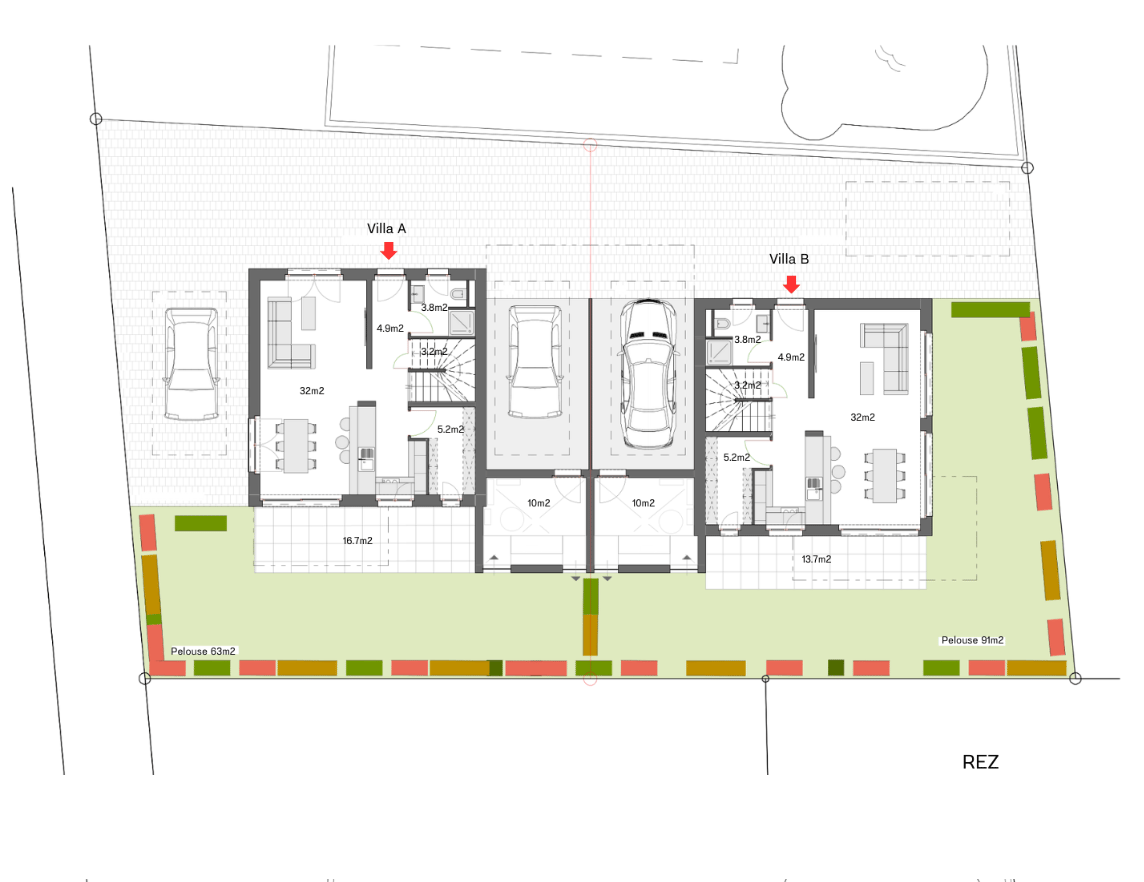 Travaux en cours – Villa 4.5 pièces en limite de zone à bâtir – Finitions au gré du preneur -  Bild 5