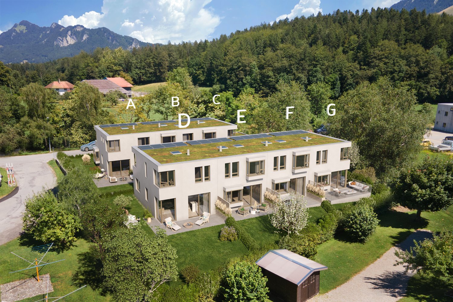 Moderne Neubau-Villa mit Dachfirst und Garten - sofort verfügbar -  Bild 12