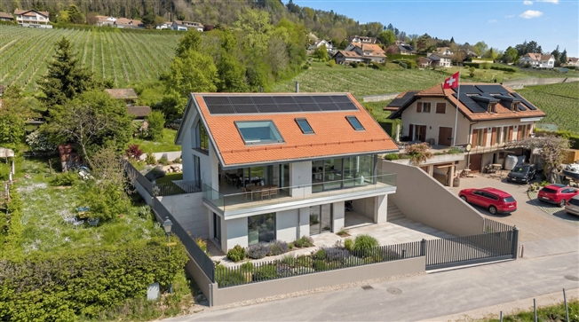 Neue Luxusvilla mit Panoramablick auf den Genfersee -  Bild 2