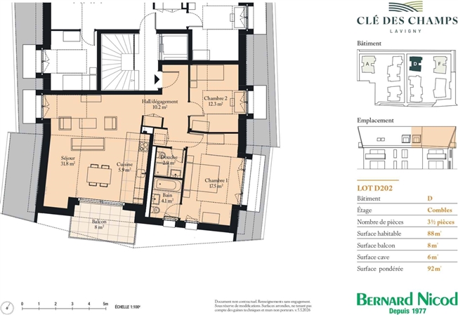 Neuentwicklung Penthouse mit 3,5 Zimmern und Balkon -  Bild 8
