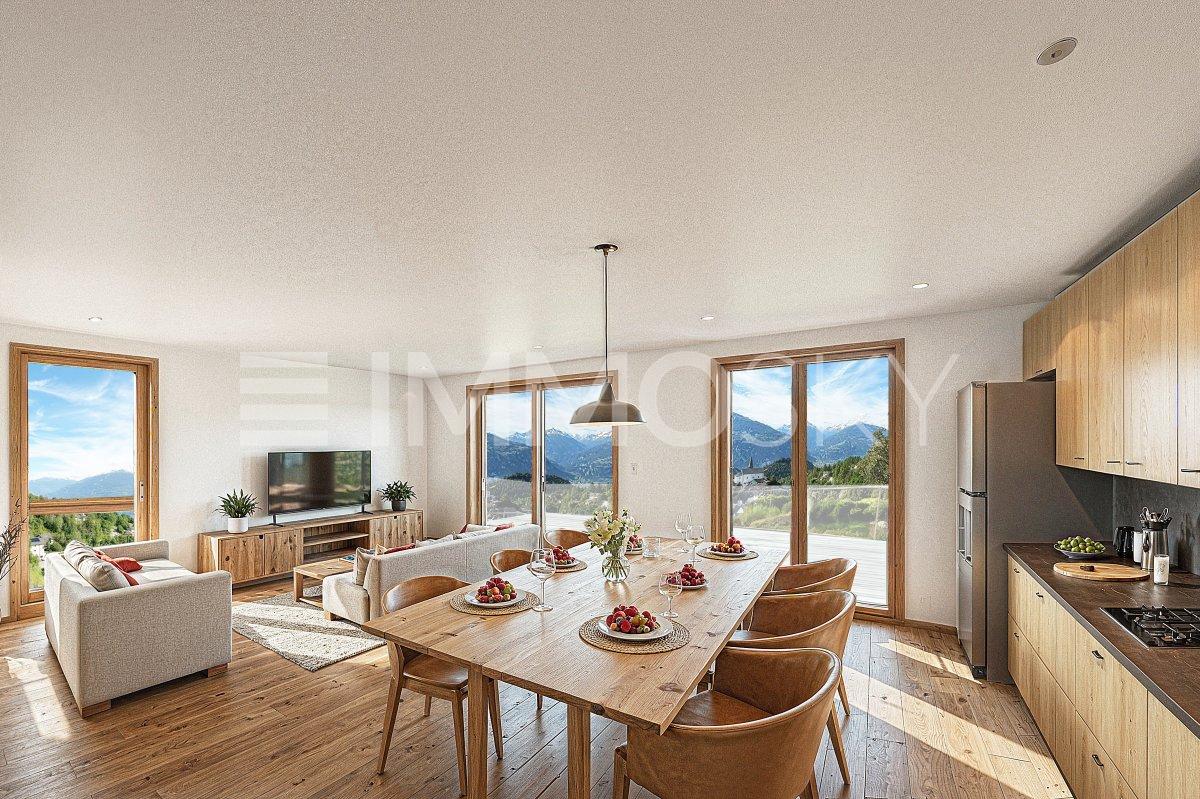 3.5 pièces avec vue à Ayent (A2) - Immosky_Appartement_Vivian Mottet