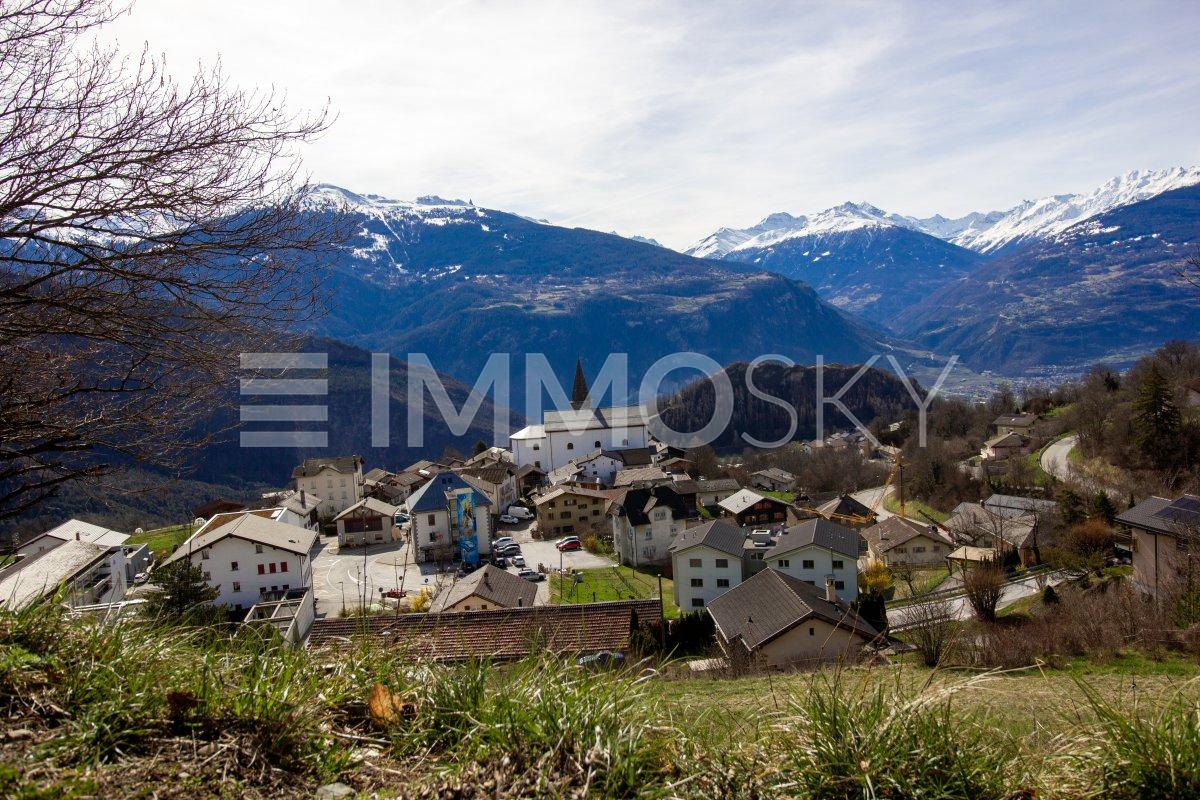 3.5 pièces avec vue à Ayent (A2) - Belle vue sur le village