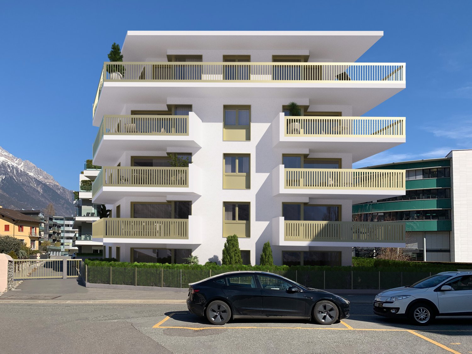 3,5 Zimmer in der Mitte von Martigny in der neuen PPE Le Vieux Pont -  Bild 3