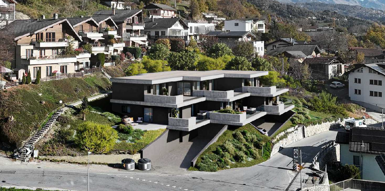 Nouvel attique de 4.5 pièces sur plan avec terrasse - Les Terrasses à Willy -  Bild 2