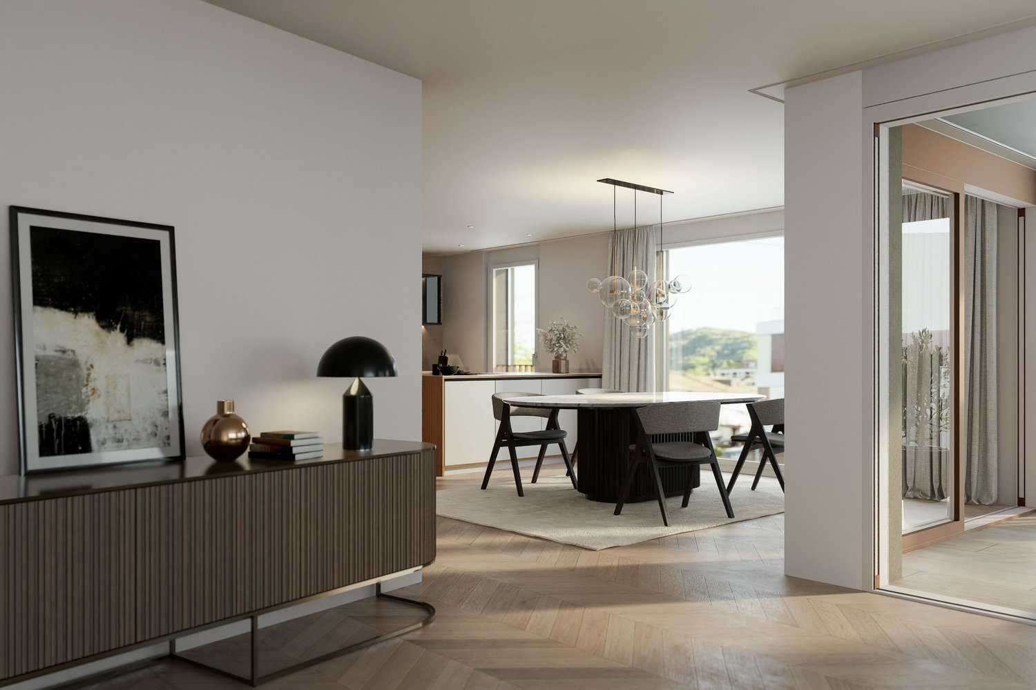 2.5-Zimmer-Attikawohnung mit spektakulärer Dachterrasse - 8048 - Zürich