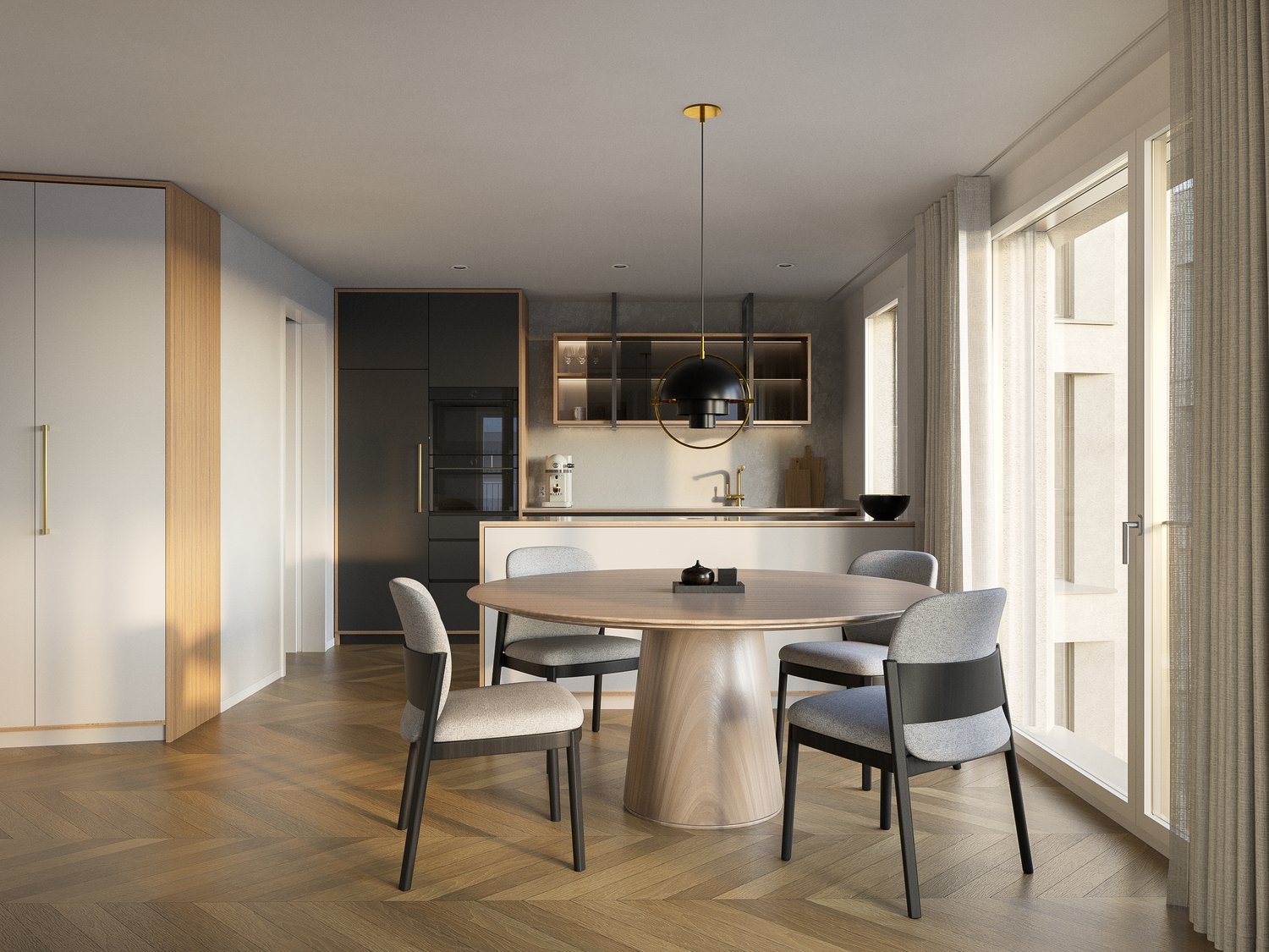 2.5-Zimmer-Attikawohnung mit spektakulärer Dachterrasse - 8048 - Zürich