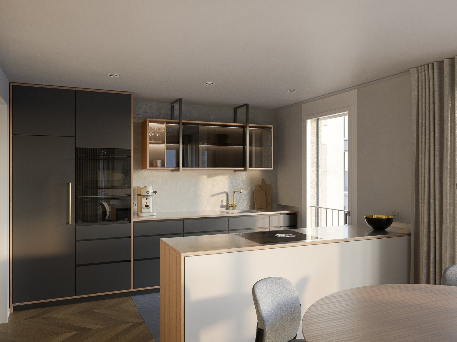 2.5-Zimmer-Attikawohnung mit spektakulärer Dachterrasse - 8048 - Zürich