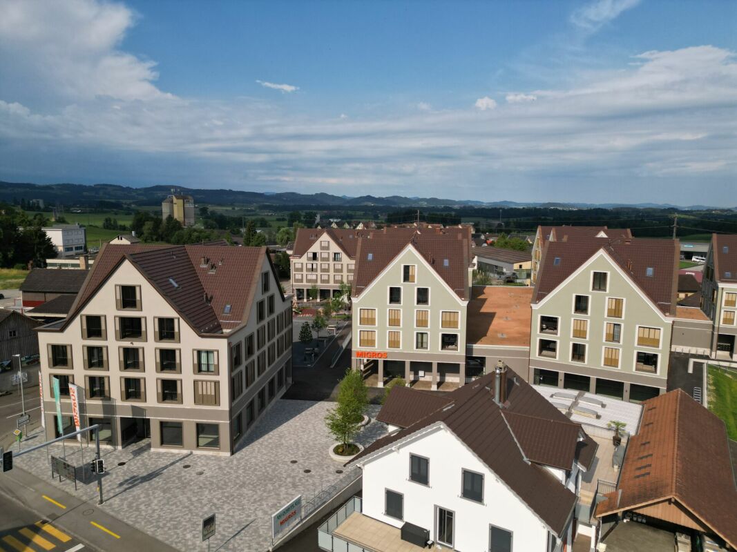 Single-Wohnung in der Zentrumsüberbauung Arnegg -  Bild 1
