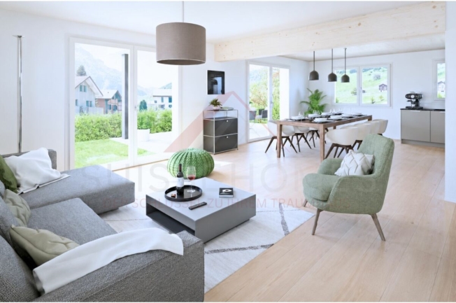 Neubau in Seelisberg - freistehendes 6.5-Zimmer-Einfamilienhaus mit viel Gestaltungsfreiheit -  Bild 1