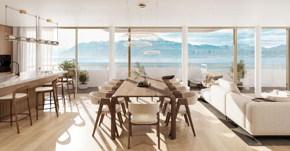 Résidence Les Voiles - à deux pas de l'eau - Appartement 4.5 pièces - image - 3