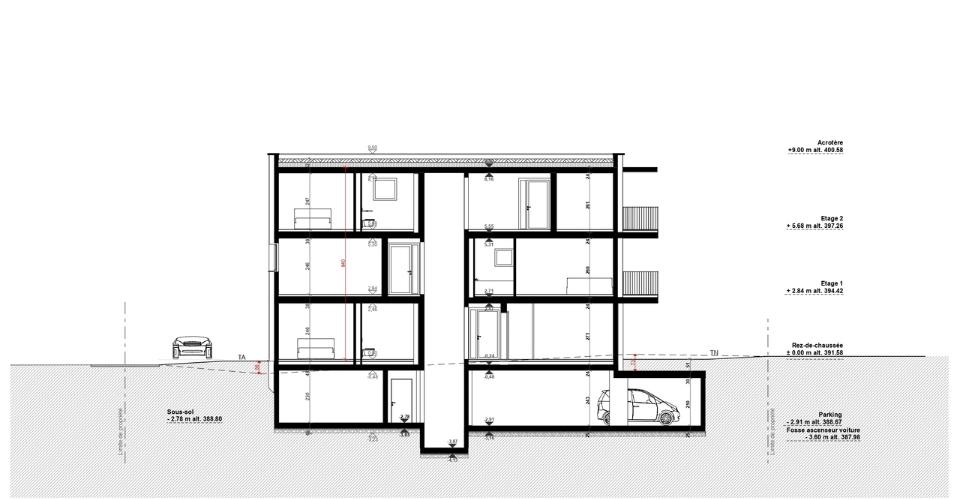 Morges — Appartement Lot 2 de 2.5 pièces s= 72,11 m2 - Appartement 2.5 pièces - image - 8