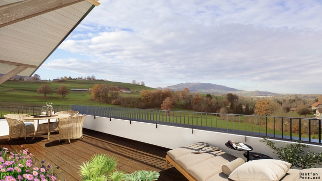 3.5-Zimmer-Wohnung, eine privilegierte Adresse im Herzen der Landschaft -  Bild 2
