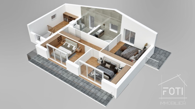 Großes 5,5-Zimmer-Chalet mit Keller und Doppelgarage, Off-Plan mit allen Oberflächen nach Wunsch des Mieters. -  Bild 10