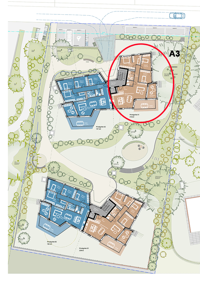 Exklusive Geschosswohnung mit unverbaubarer Aussicht. Neue Preise - A3 -  Bild 4