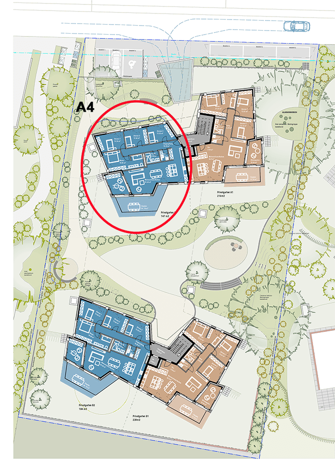 Exklusive Geschosswohnung mit unverbaubarer Aussicht. Neue Preise - A4 -  Bild 4