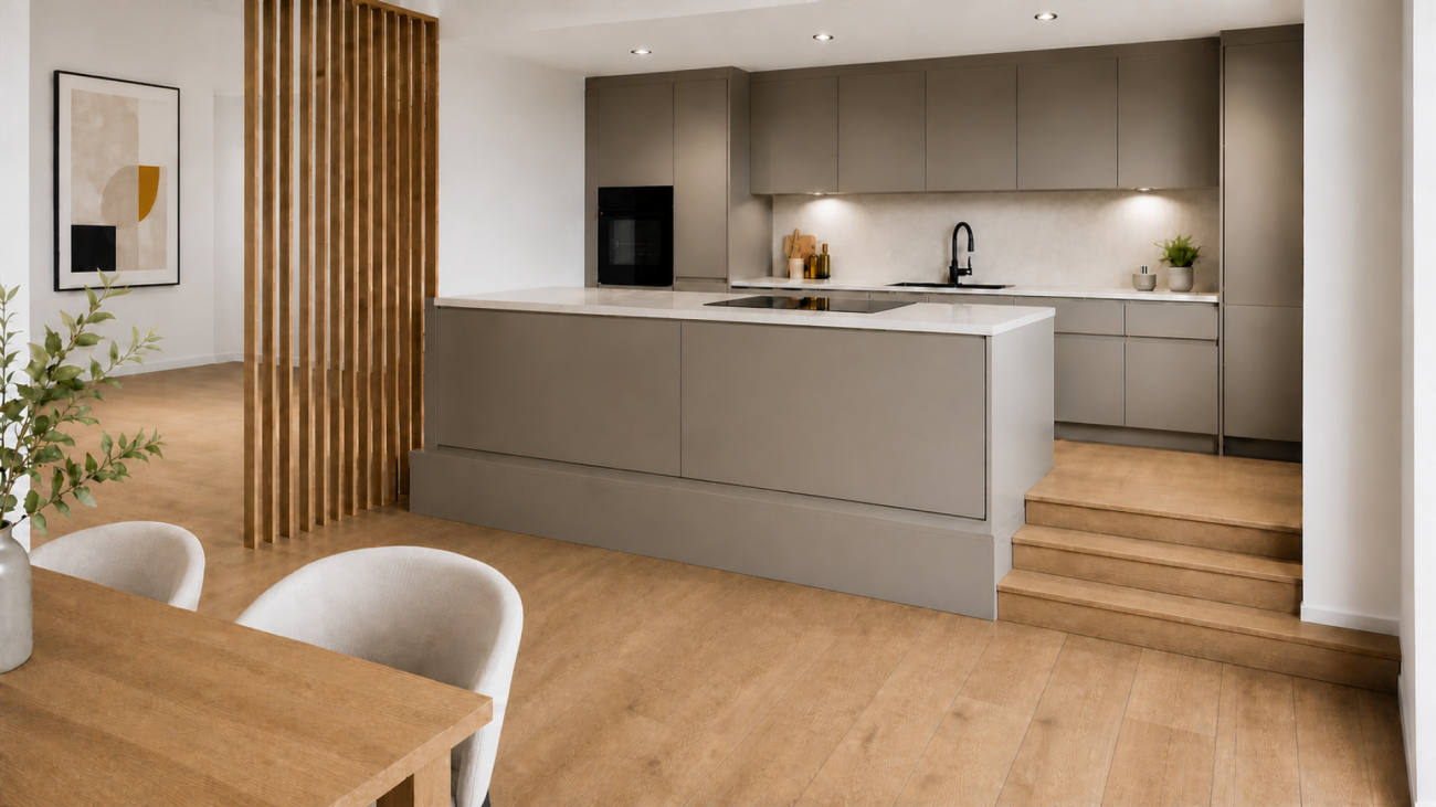 Neubau mit Tiefgarage in Hunzenschwil - Küche - Haus A