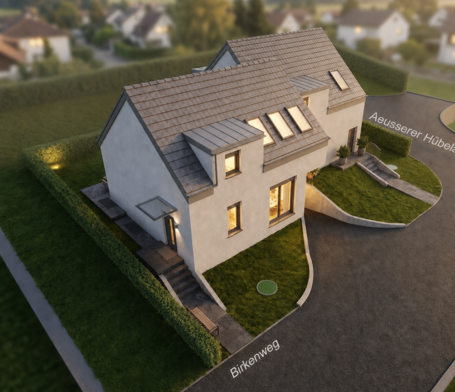 Doppelhaushälfte mit Tiefgarage in Hunzenschwil -  Bild 1