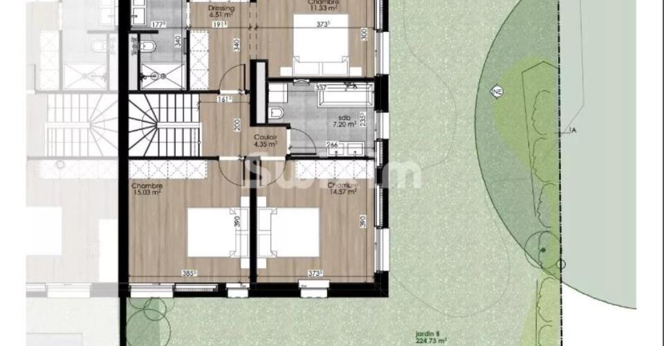 Co-exclusivité - Villa clefs en main au Grand-Saconnex - Villa 5 pièces - image - 6