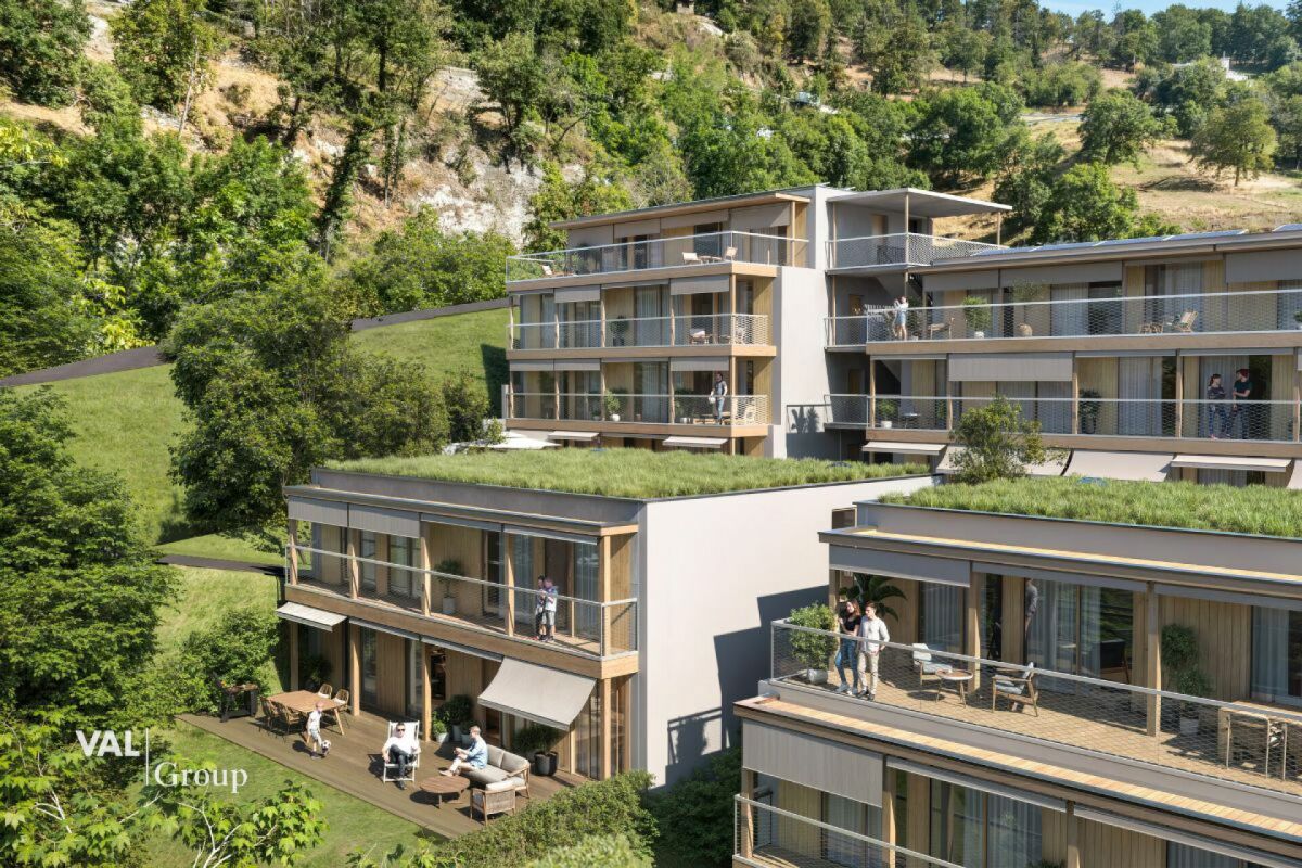 Moderne 3.5 Zimmerwohnung an erhöhter Lage mit Blick auf das Rhonetal -  Bild 7