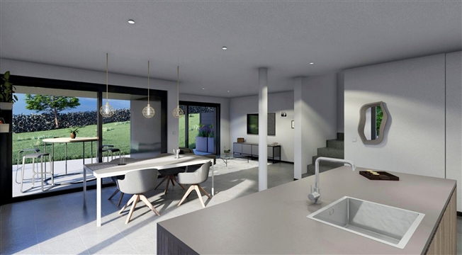 In Le Noirmont steht eine neue und moderne Doppelhaushälfte mit 5,5 Zimmern zum Verkauf -  Bild 3