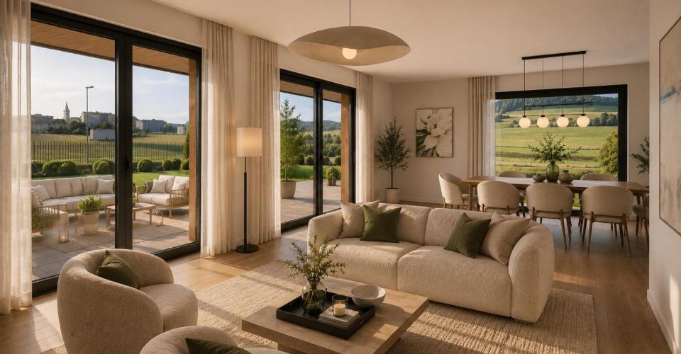 Magnifique appartement neuf au rez de jardin - Lot A1 - Appartement 4.5 pièces - image - 5