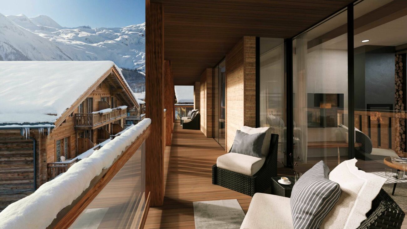 Domino Alpenchalet - Neubau 2026 zentrale, ruhige Lage, Panoramabalkone. Reserviert. -  Bild 5