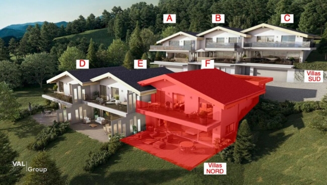 Villa contemporaine avec vue panoramique sur la plaine du Rhône -  Bild 1