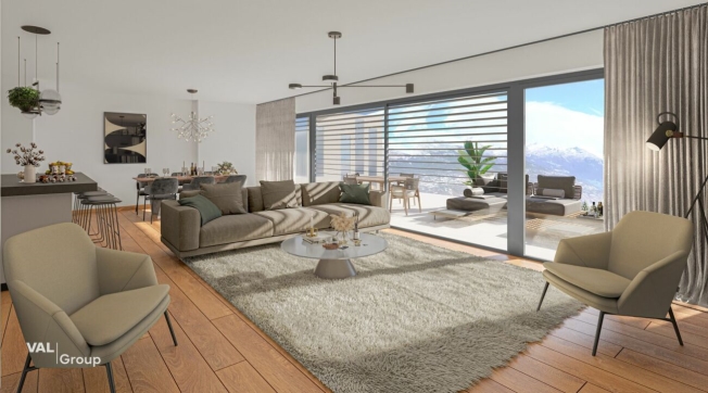 Villa contemporaine avec vue panoramique sur la plaine du Rhône -  Bild 7
