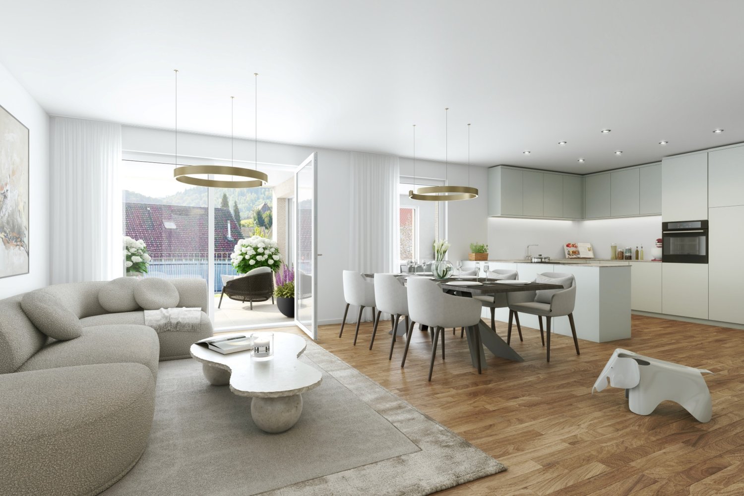 HELL, GERäUMIG UND MODERN MIT SCHöNEM WINTERGARTEN / WOHNUNG BS3 -  Bild 3