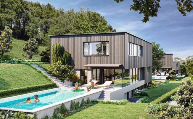 175 m² | Luxuriöses 4.5-Zimmer-Terrassenhaus - In den Reben -  Bild 2