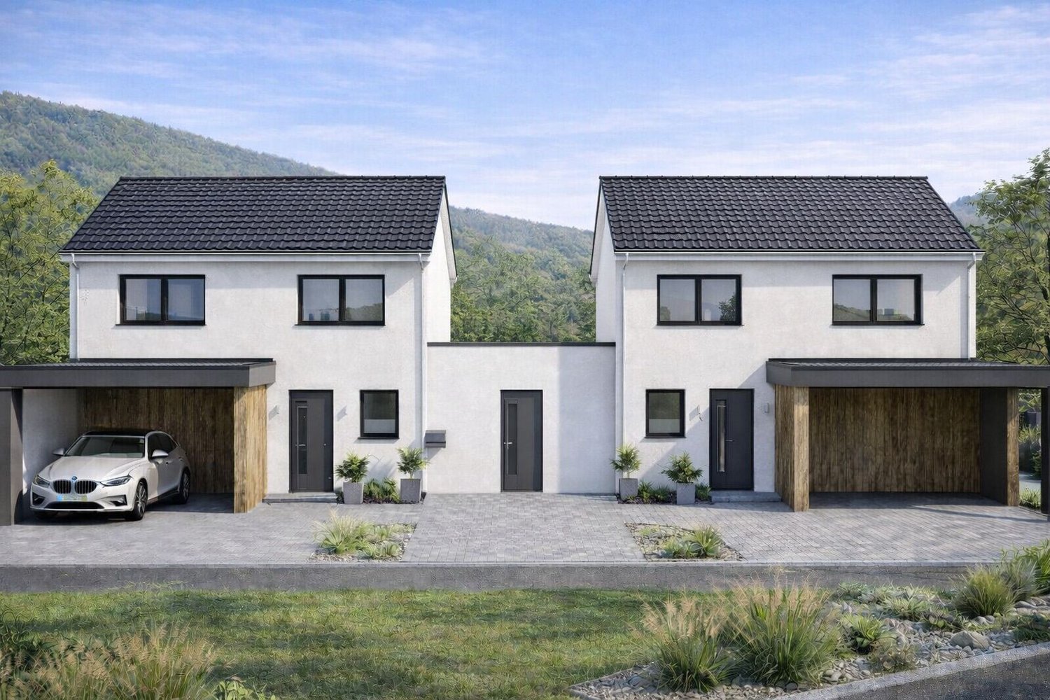 Magnifique maison bifamiliale de 6.5 pièces à Courtételle - Bild 1