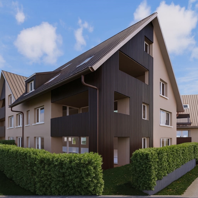 NEUBAU - 4.5-ZI.-183m2-MAISONETTE MIT LOGGIA, NEUBAU 2026 -  Bild 1