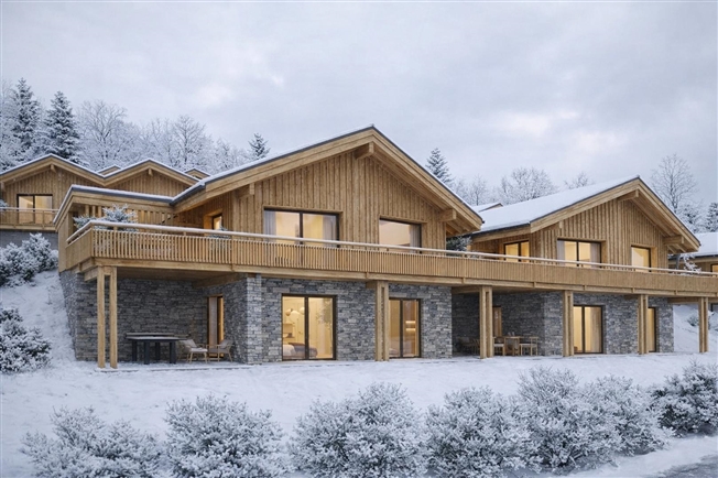 Zwischen Ebene und Berg, prächtiges neues Chalet bei Crans-Montana mit atemberaubendem Blick auf das 4000 Wallis -  Bild 3