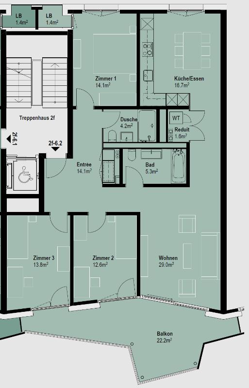 4.5 Zimmer Wohnung -  Bild 3
