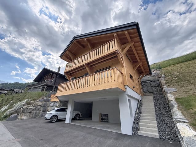 Chalet neuf 4 pièces 120m² à Val-d'Illiez avec terrasse -  Bild 1