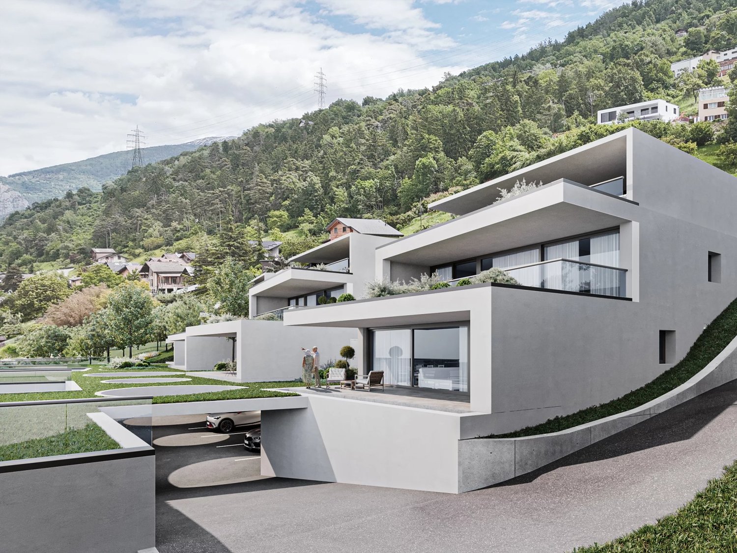 Appartement neuf en attique de 3.5 pièces avec terrasse -  Bild 7