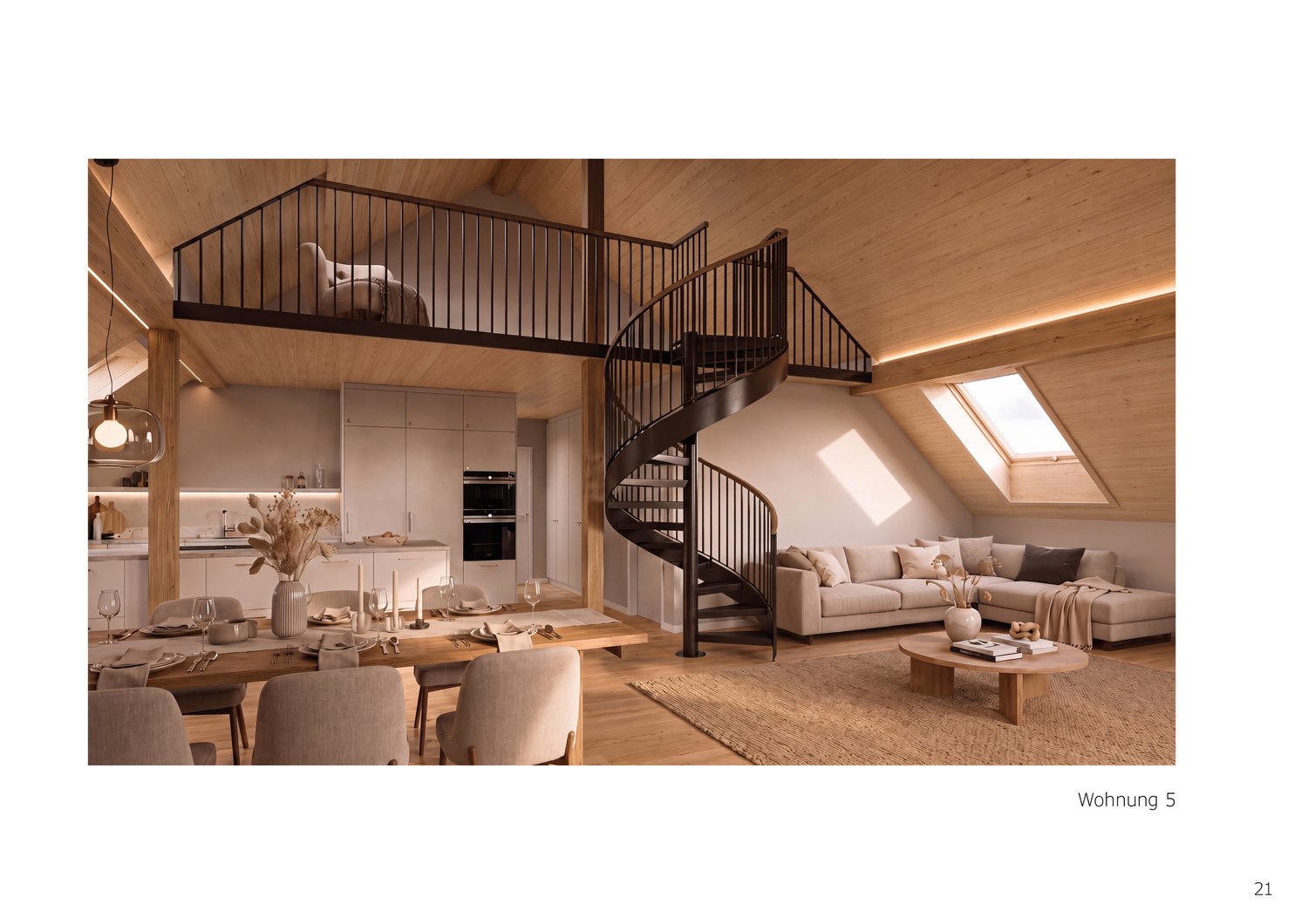 3.5-Zimmer Boutique-Eigentumswohnung mit Galerie im Bauernhaus-Stil - Hasle b.Burgdorf -  Bild 1