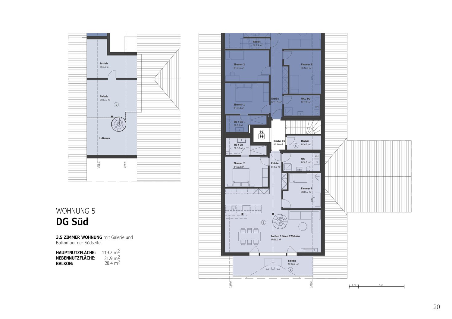 3.5-Zimmer Boutique-Eigentumswohnung mit Galerie im Bauernhaus-Stil - Hasle b.Burgdorf -  Bild 2