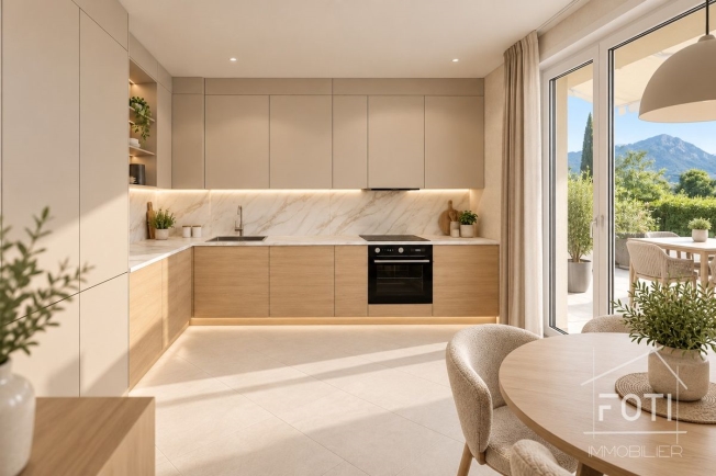 Angrenzende Villa mit 4,5 Zimmern und herrlicher Aussicht -  Bild 1