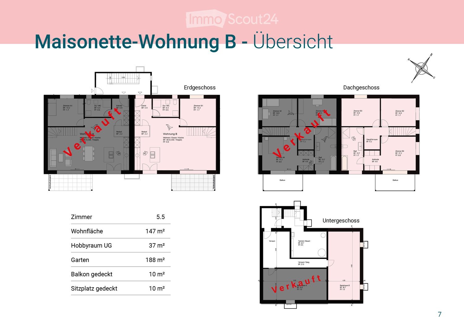 Neubau: 5.5-Zimmer-Haushälfte mit Garten und Hobbyraum -  Bild 6