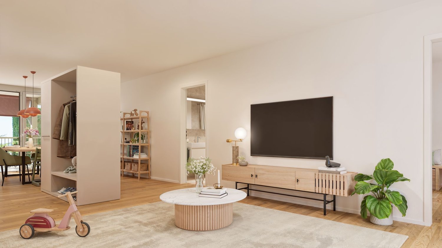 4.5-Zimmer-Wohnung mit flexiblem Eingangsbereich – Erdgeschoss -  Bild 6