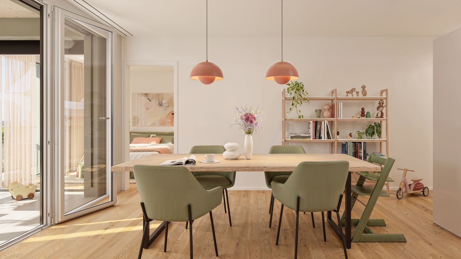 4.5-Zimmer-Wohnung mit flexiblem Eingangsbereich – Erdgeschoss -  Bild 7