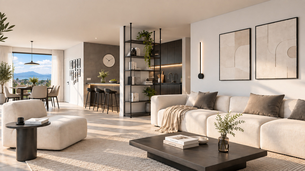 AUX PORTES DE LAUSANNE --  PENTHOUSE D'EXCEPTION -- TERRASSE EN ATTIQUE - Spacieux et lumineux