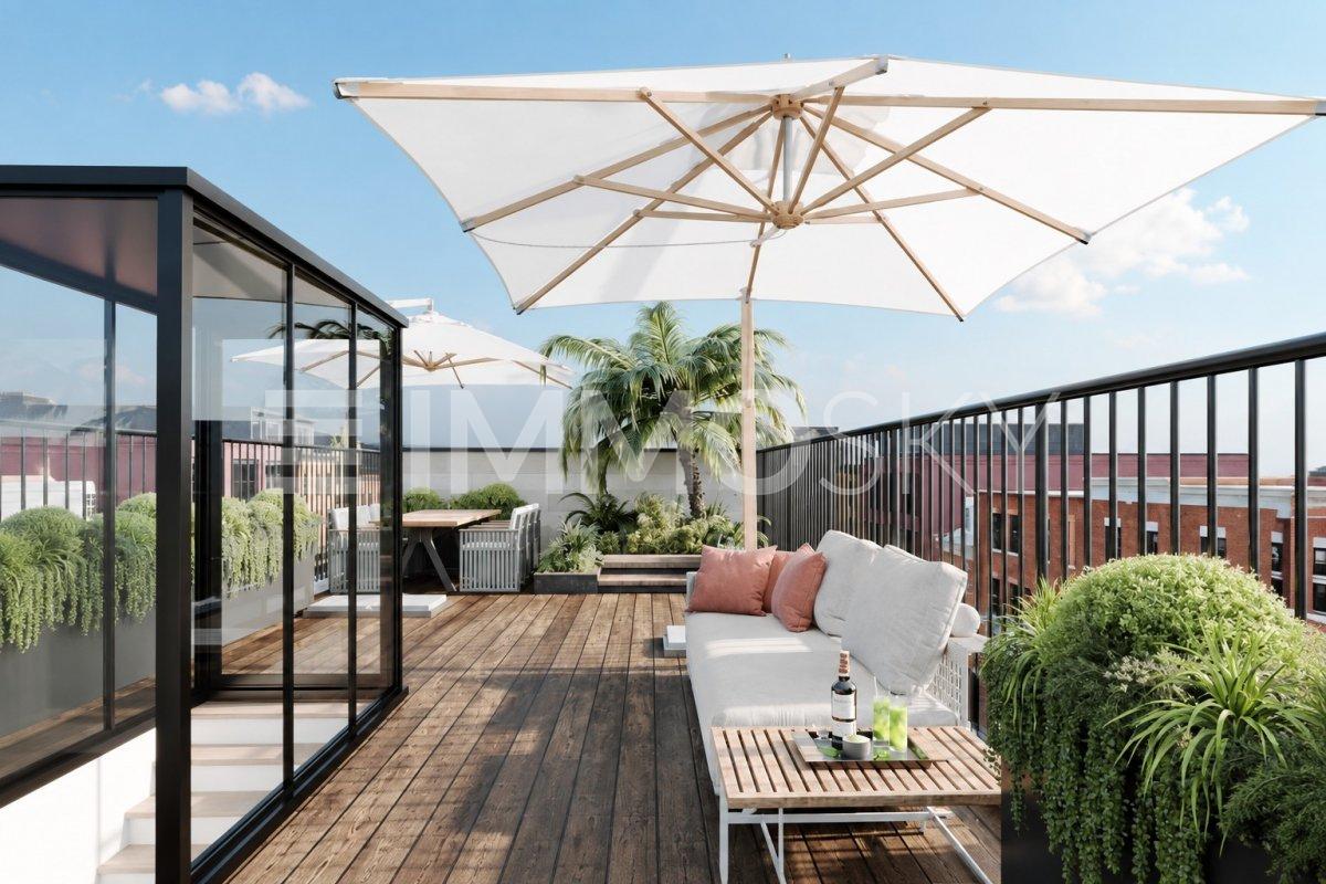 Stilvoll residieren mit grosszügiger Dachterrasse - Privates Freiluftparadies mit viel Sonne und Weitblick